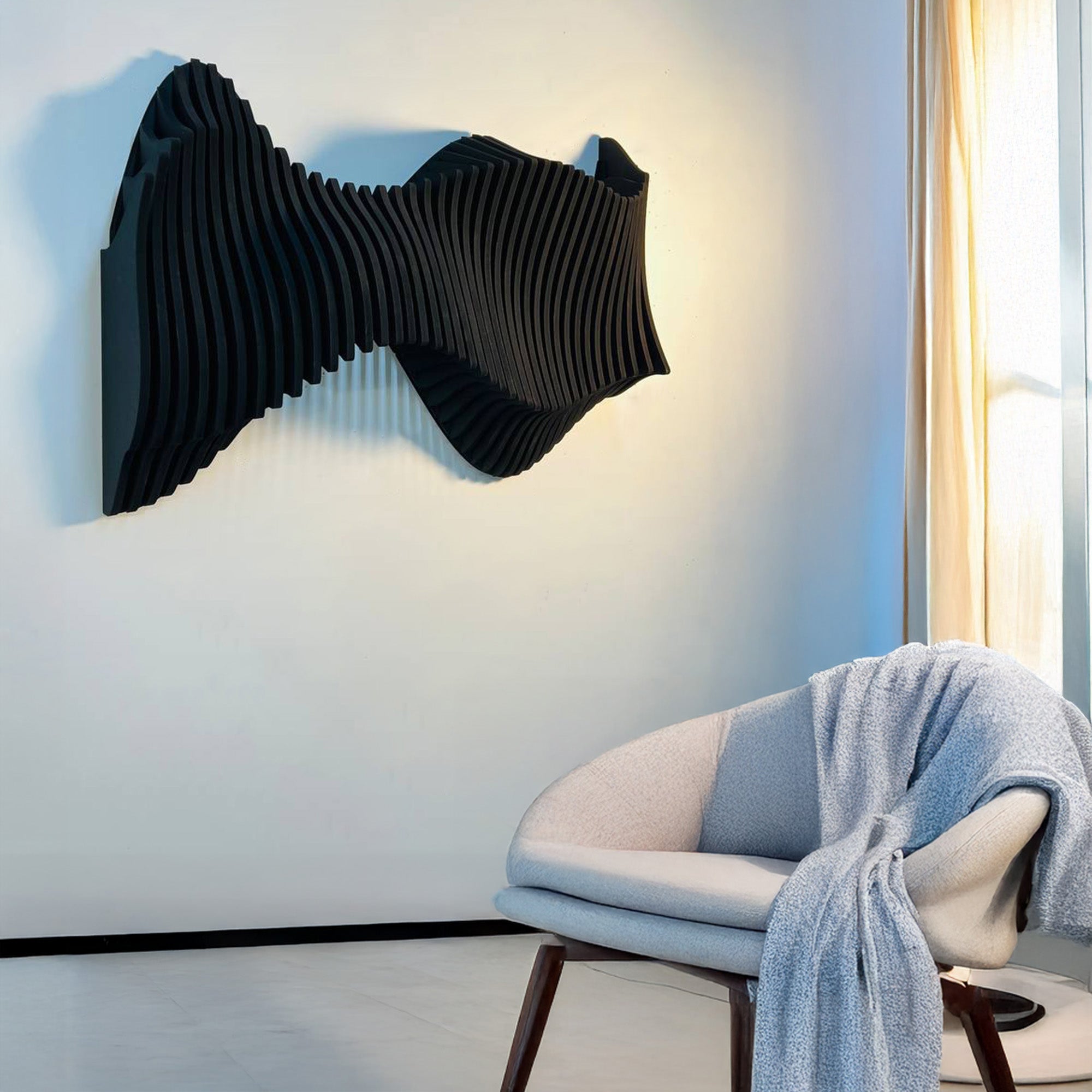 لوحة فنية جدارية ثلاثية الأبعاد من مجموعة رمال الصحراء السيمفونية